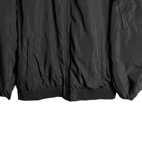 Only & Sons Men's Black Love x Loyalty Full Zip Bomber Jacket - Picture 3 of 13